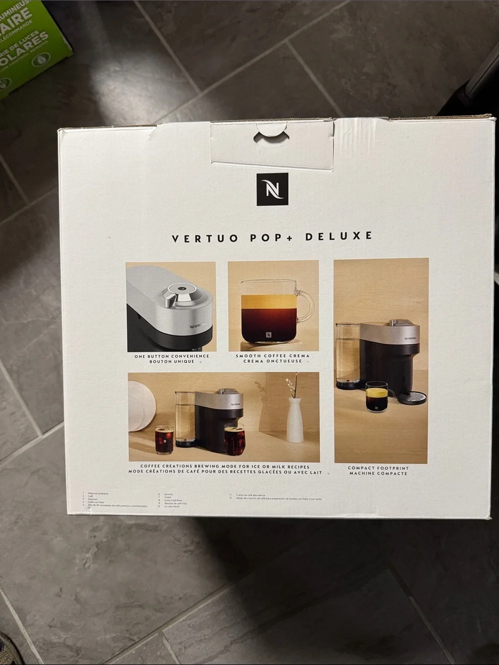 Nespresso Matte Black Vertuo Pop+